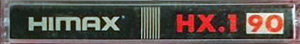 Compact Cassette Himax HX.1 90 Type I Normal South Korea
