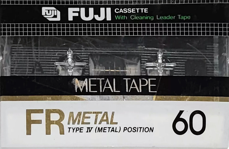 Compact Cassette Fuji FR Metal 60 Type IV Metal 1982 North America