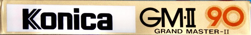 Compact Cassette Konica GM-II 90 "Grand Master II" Type II Chrome 1985 USA