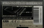 Compact Cassette AXIA AU-II 10 Type II Chrome 1991 Japan