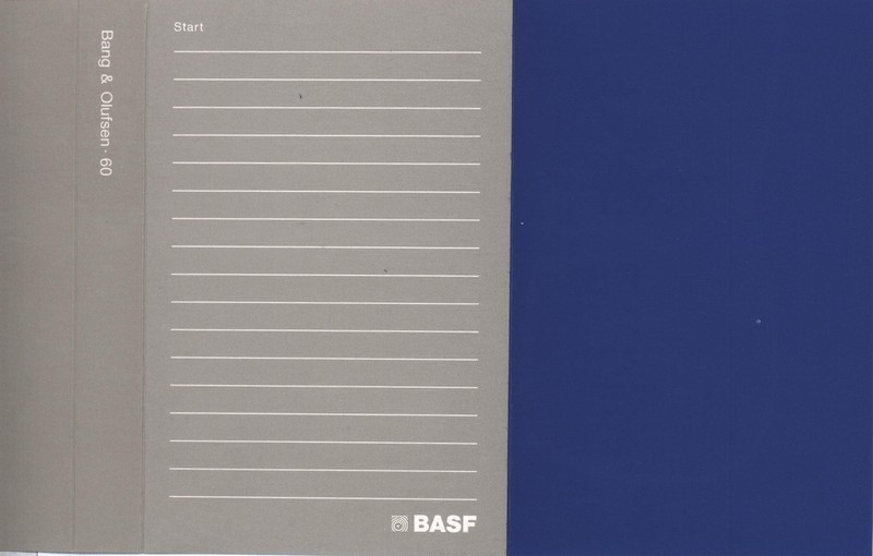 Compact Cassette: BASF Bang & Olufsen -  60