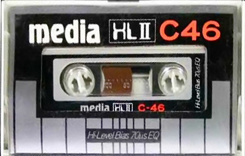 Compact Cassette Media HL II 46 Type II Chrome 1978 Japan