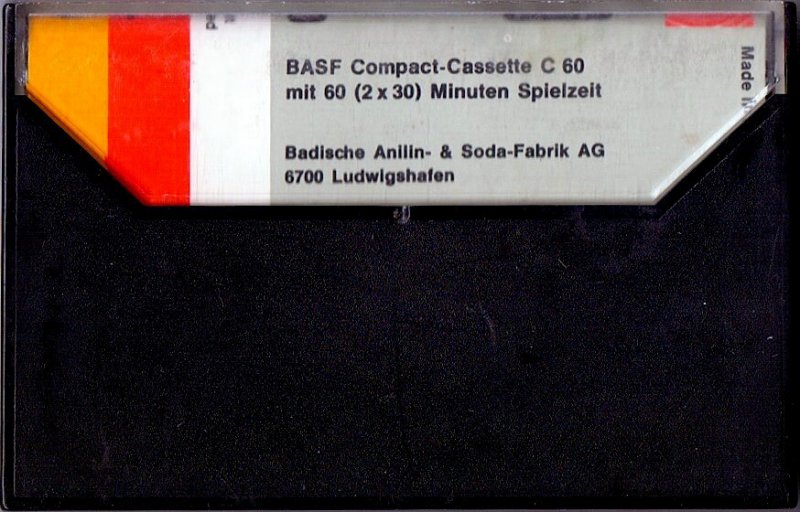 Compact Cassette BASF LH 60 Type I Normal 1971 Europe