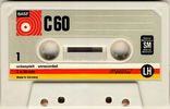 Compact Cassette BASF LH 60 Type I Normal 1971 Europe