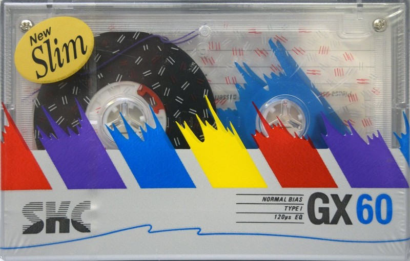 Compact Cassette SKC GX 60 Type I Normal 1990 Europe