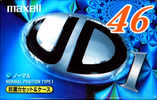Compact Cassette Maxell UDI / UD1 46 "UD1-46M" Type I Normal 1999 Japan