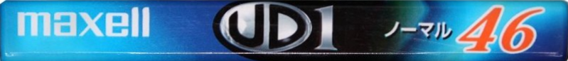 Compact Cassette Maxell UDI / UD1 46 "UD1-46M" Type I Normal 1999 Japan