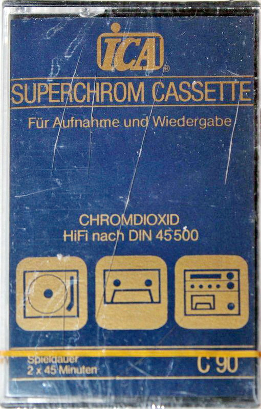 Compact Cassette ICA 90 Type II Chrome Germany