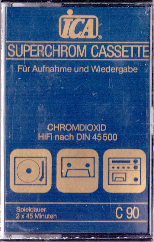 Compact Cassette ICA 90 Type II Chrome Germany