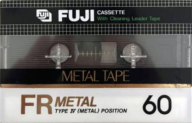 Compact Cassette Fuji FR Metal 60 Type IV Metal 1982 Japan