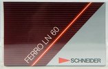 Compact Cassette Schneider Ferro LN 60 Type I Normal 1985 Europe