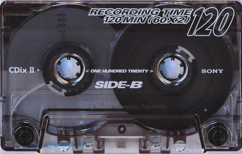 Compact Cassette Sony CDix II 120 "C-120CDX2E" Type II Chrome 1997 Japan