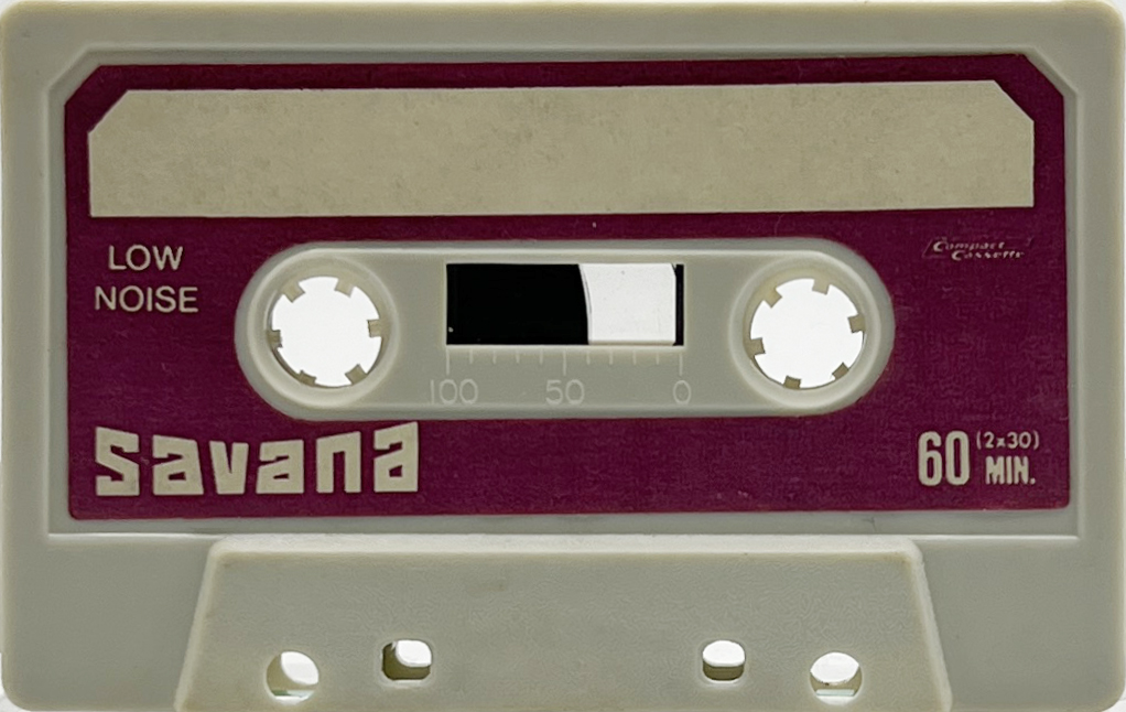 Compact Cassette Savana 60 Type I Normal Europe