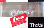 Compact Cassette Thats FM 46 Type I Normal 1989 Japan
