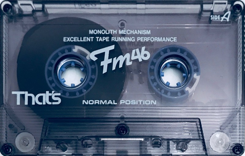 Compact Cassette Thats FM 46 Type I Normal 1989 Japan