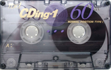 Compact Cassette TDK CDing 1 60 "CD1-60G" Type I Normal 1996 Japan