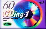 Compact Cassette TDK CDing 1 60 "CD1-60G" Type I Normal 1996 Japan