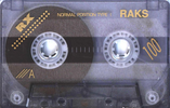 Compact Cassette RAKS RX 100 Type I Normal 1993 Europe