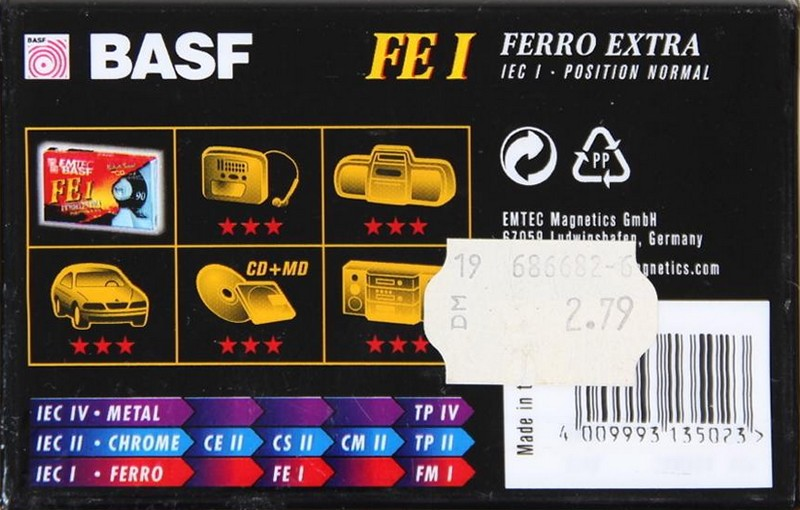 Compact Cassette: EMTEC Emtec - FE I 100