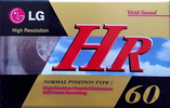 Compact Cassette LG HR 60 Type I Normal USA