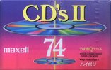 Compact Cassette Maxell CD`s II / CD`s 2 74 Type II Chrome 1992 Japan