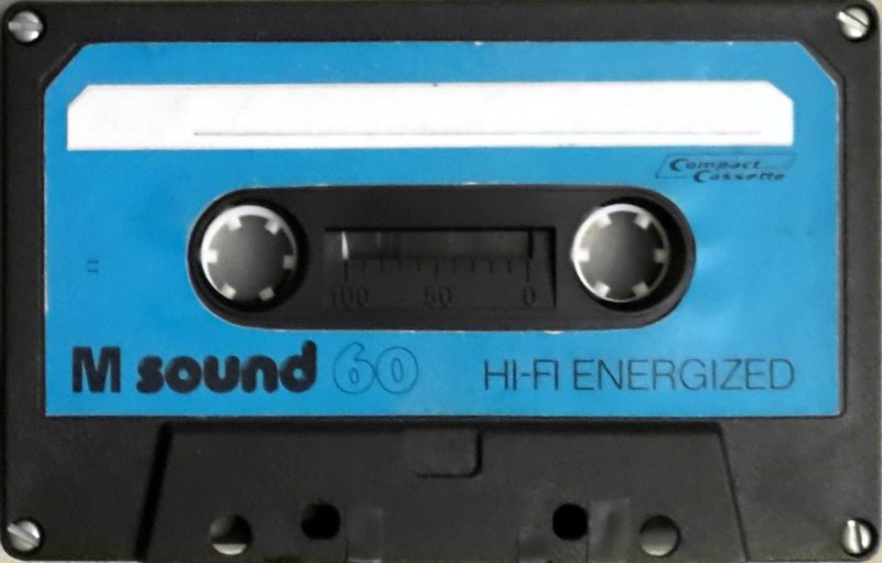 Compact Cassette M Sound 60 Type I Normal 1988 Europe
