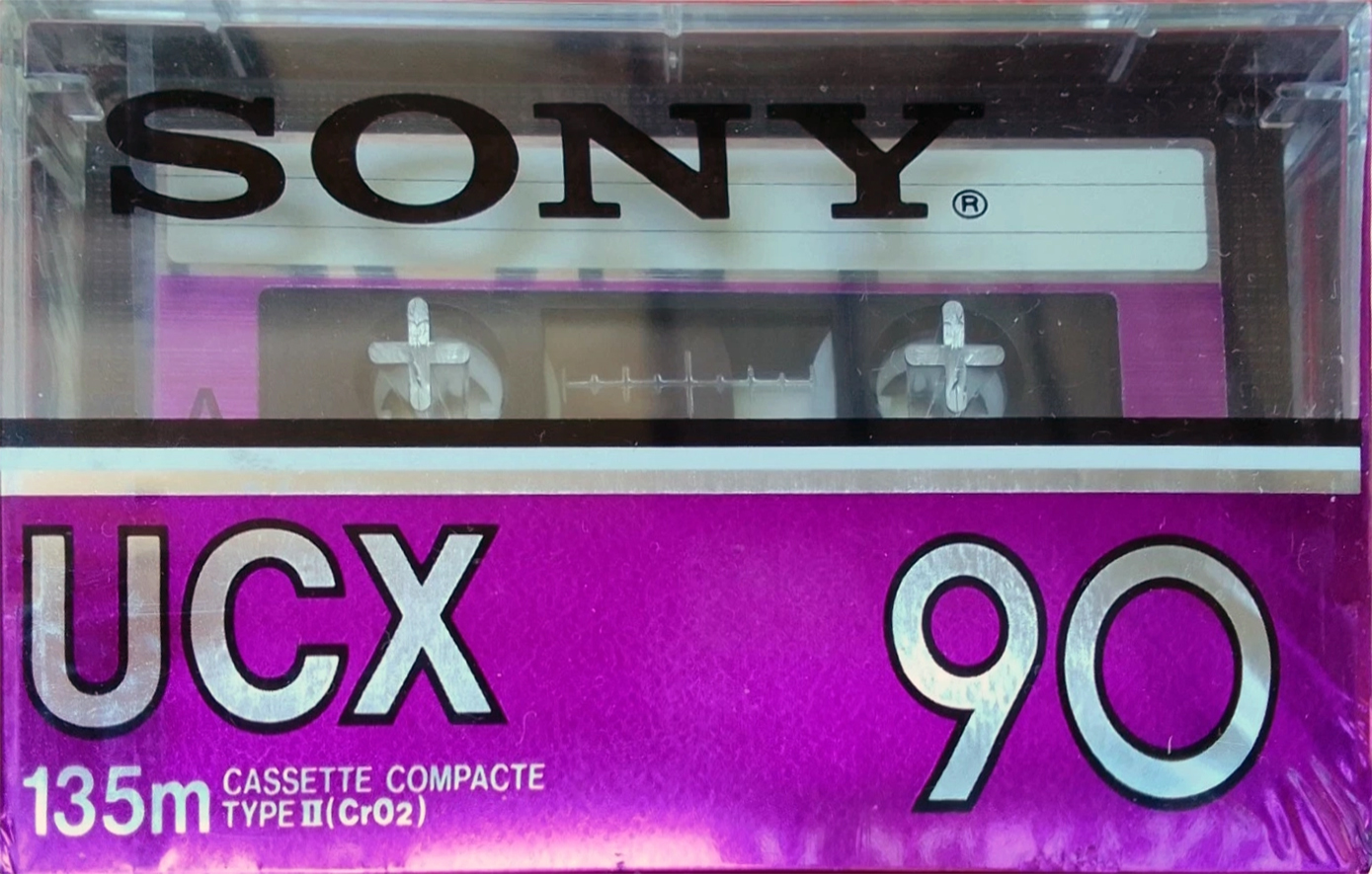 Compact Cassette Sony UCX 90 Type II Chrome 1982 France