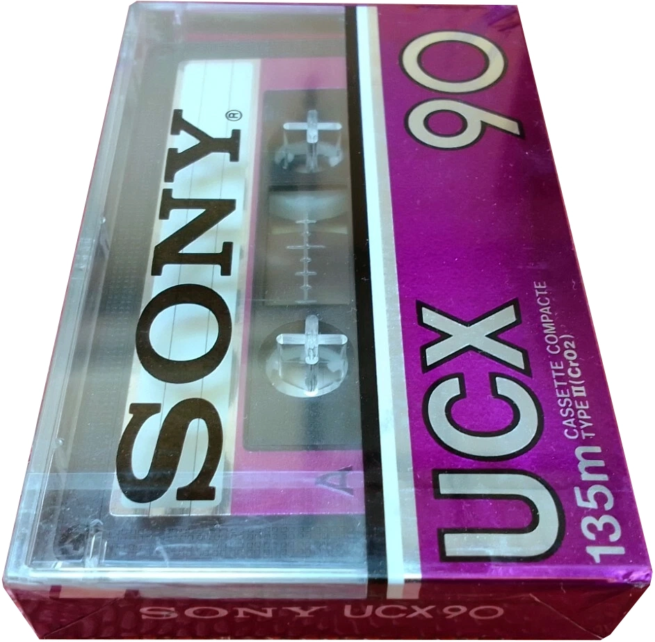 Compact Cassette Sony UCX 90 Type II Chrome 1982 France