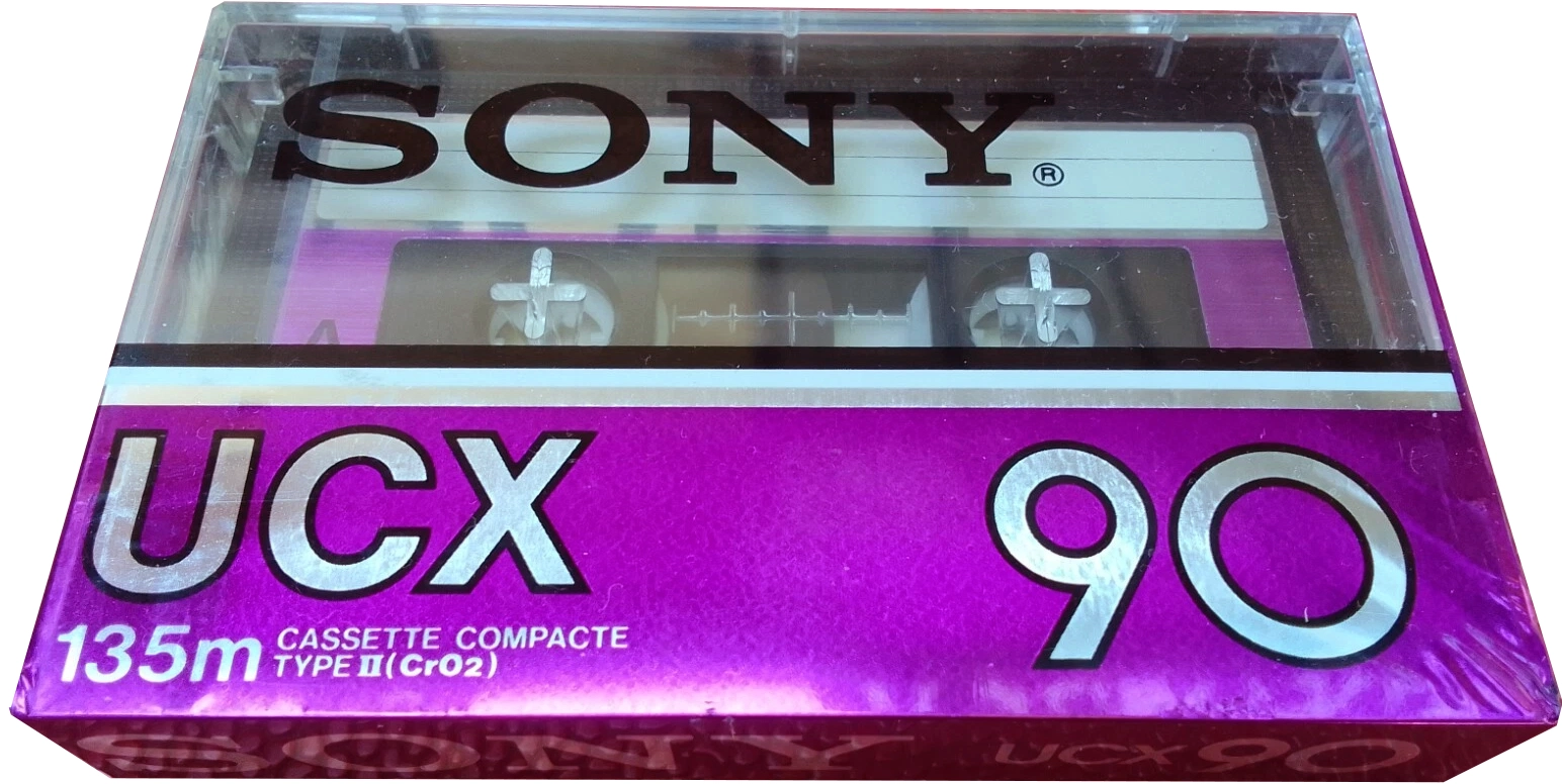 Compact Cassette Sony UCX 90 Type II Chrome 1982 France