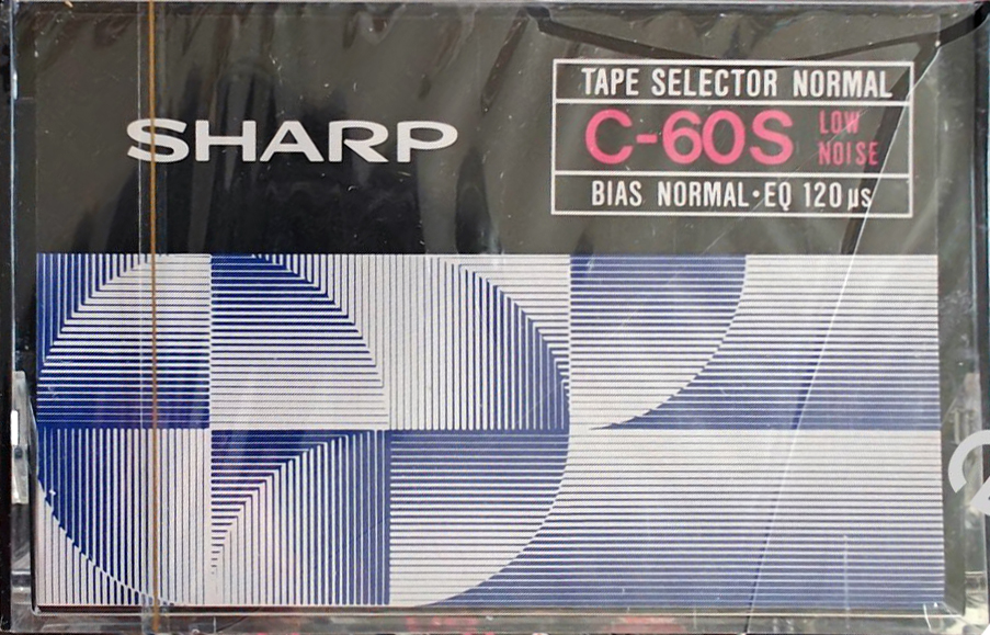 Compact Cassette Sharp S 60 Type I Normal 1981 Worldwide