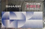 Compact Cassette Sharp S 60 Type I Normal 1981 Worldwide