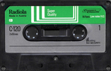 Compact Cassette Radiola Super Quality 120 Type I Normal 1975 Europe
