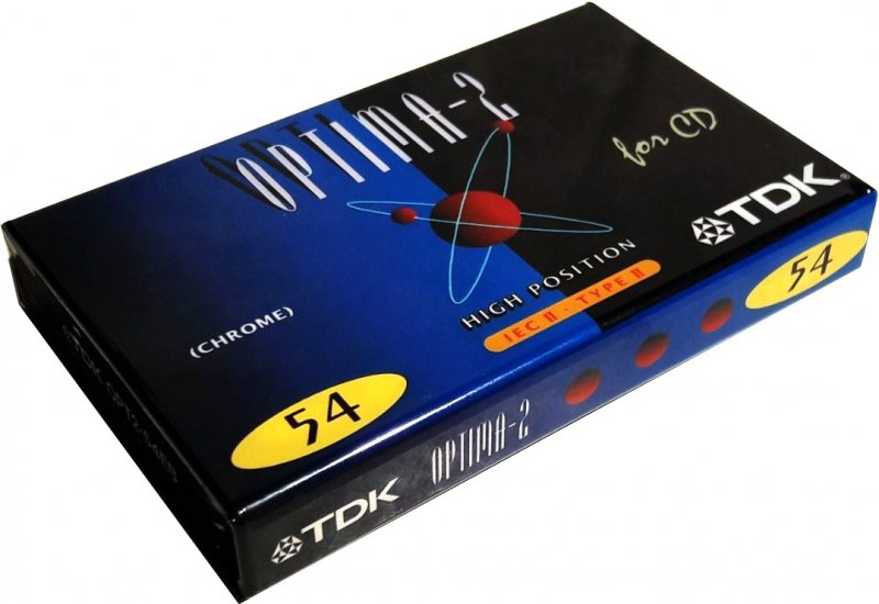 Compact Cassette TDK Optima 54 Type II Chrome 2001 Europe