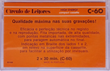 Compact Cassette Circulo de Leitores 60 Type I Normal Portugal