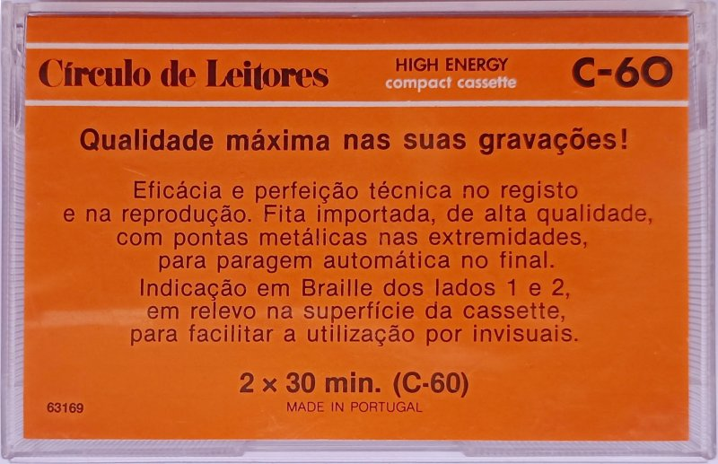 Compact Cassette: Sonovox Circulo de Leitores -  60