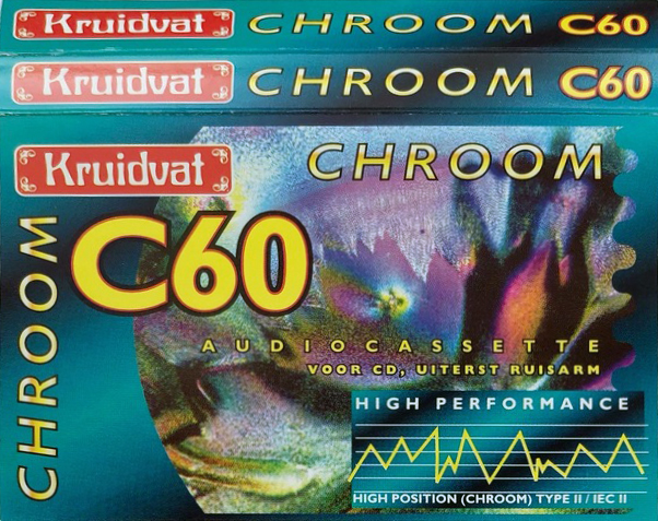 Compact Cassette Kruidvat 60 Type II Chrome Netherlands