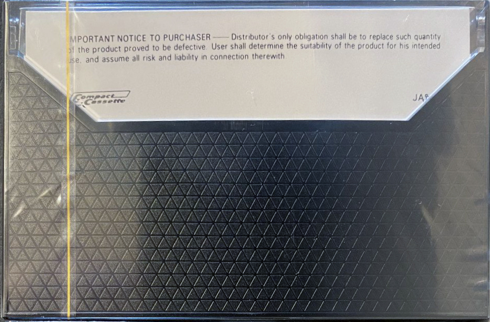 Compact Cassette Harris Lanier 60 "Dictation tape-pak" Type I Normal 1984 USA