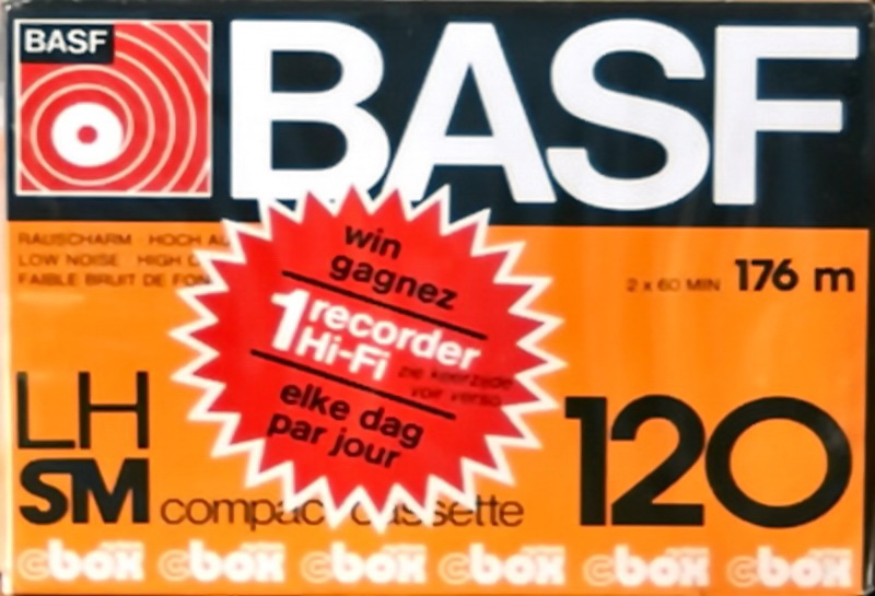 Compact Cassette BASF LH 120 Type I Normal 1976 Europe