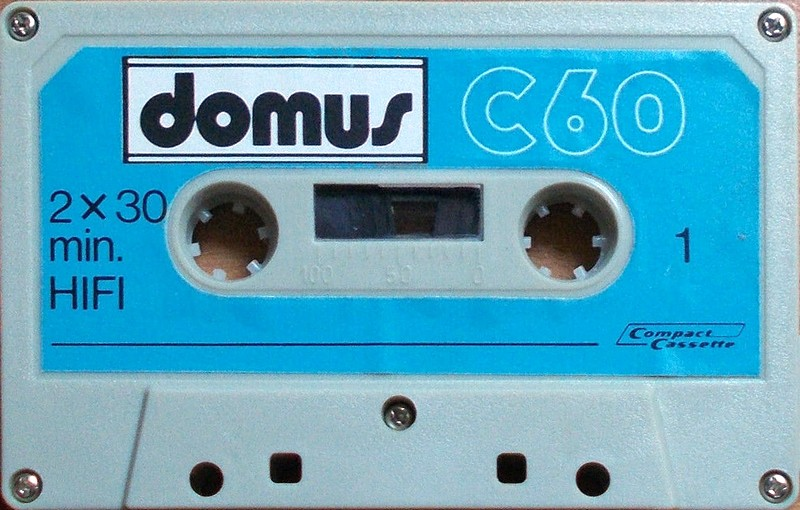Compact Cassette Domus 60 Type I Normal Hungary