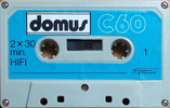 Compact Cassette Domus 60 Type I Normal Hungary