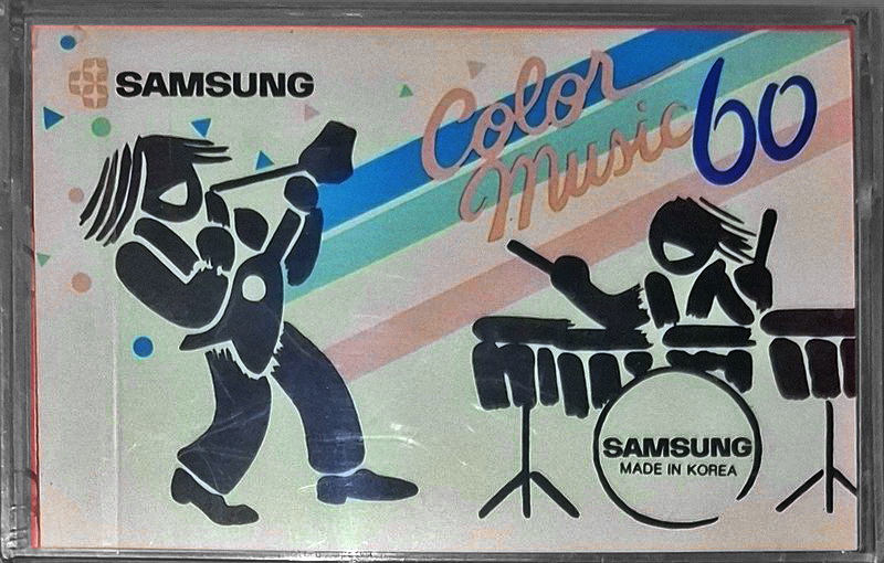Compact Cassette Samsung 60 "Color Music" Type I Normal 1985 South Korea