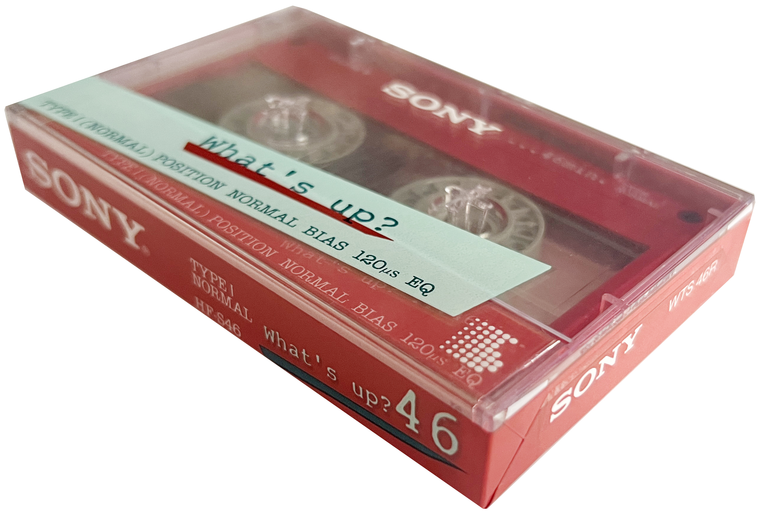 Compact Cassette Sony What`s Up? 46 "WTS 46R" Type I Normal 1985 Japan