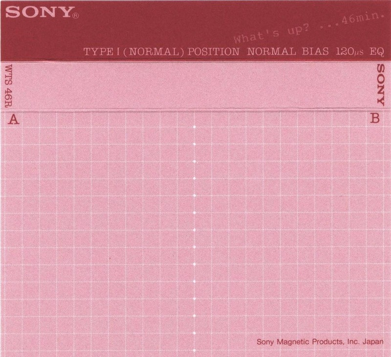 Compact Cassette: Sony  - What`s Up? 46