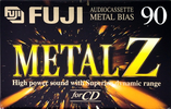 Compact Cassette Fuji Metal Z 90 Type IV Metal 1995 North America