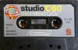 Compact Cassette Studio 60 Type II Chrome 1976 Europe