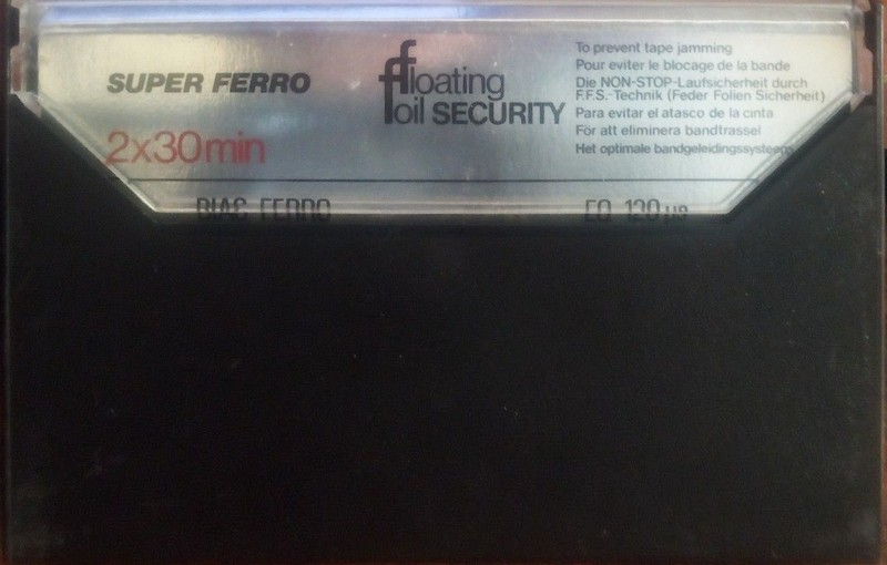 Compact Cassette Aristona Super Ferro 60 Type I Normal 1978 Europe