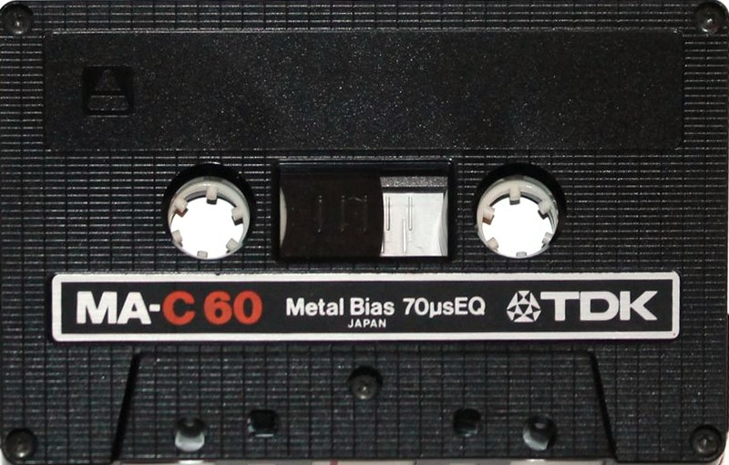 Compact Cassette TDK MA 60 Type IV Metal 1979 USA