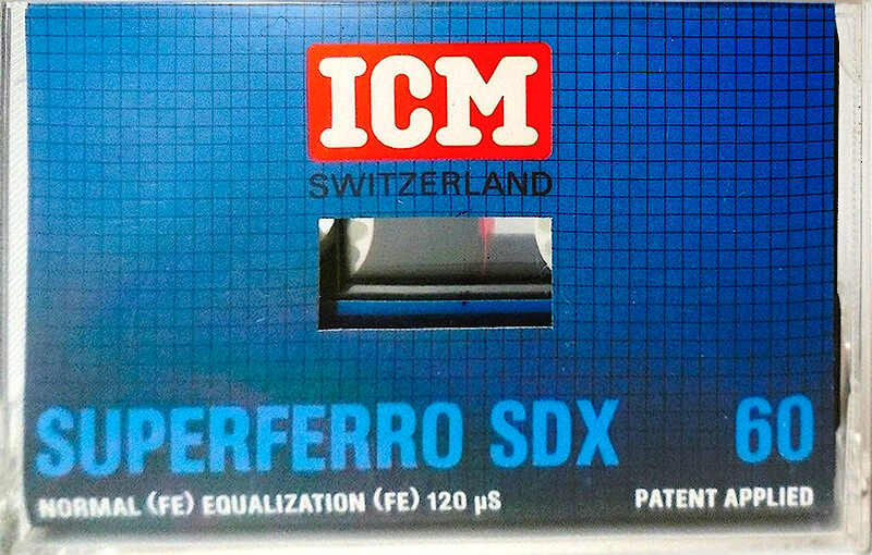 Compact Cassette ICM SDX 60 Type I Normal 1979 Europe