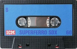 Compact Cassette ICM SDX 60 Type I Normal 1979 Europe