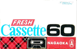 Compact Cassette Nagaoka Fresh 60 Type I Normal 1973 Japan